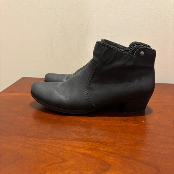 Rieker Women's Ankle Booties Black Size 42 US 10 - Picture 4 of 9